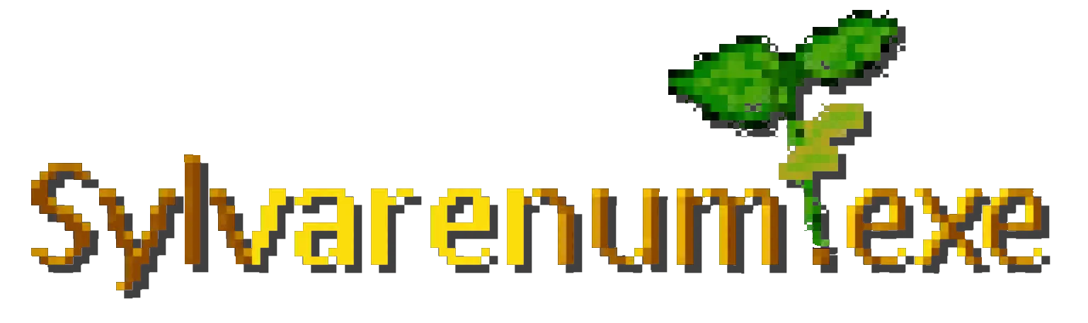 Game logo consisting of the game's name followed by the '.exe' extension, from which a small plant sprouts.